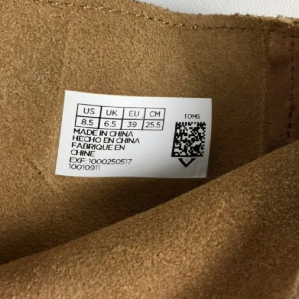 Toms Mila Toffee Suede Leather Ankle Wrap Bootie 8.5